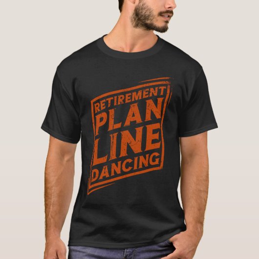 Lijn Dans Westerse Danser Lijn Dansen Westerse Dan T-shirt (Voorkant)