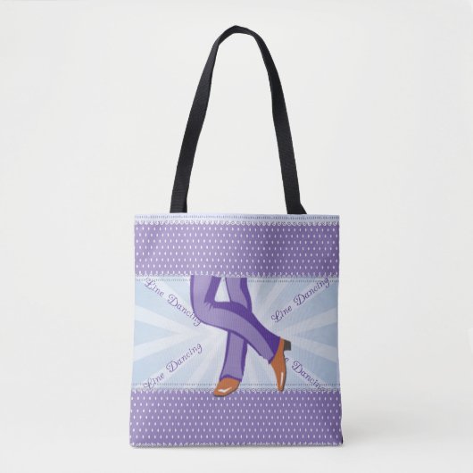 Lijn dansende benen met de Canvas tas van Boots (Voorkant)