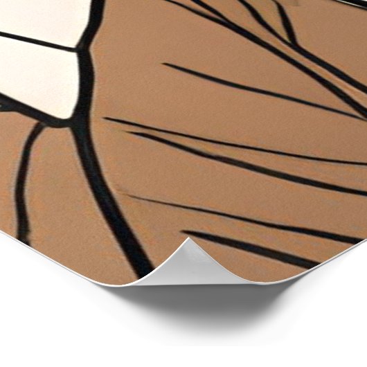 Lijn en Ziel – De Geest van Afrikaanse Moederschap Poster (Hoek)