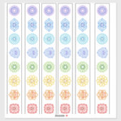 Lijn Kundalini Chakra Sticker (Vel)
