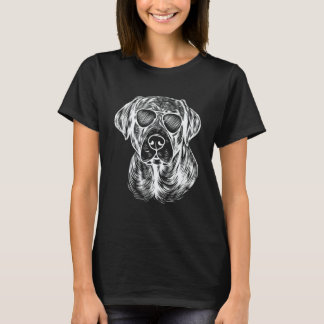 Lijn Labrador Retriever Portret Lab Eigenaar 2 T-shirt