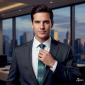 Lijn nucleaire explosie volle Stropdas