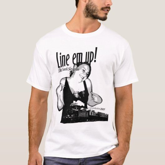 Lijn omhoog t-shirt (Voorkant)