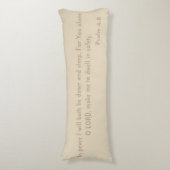 Lijn omlaag en Slaapbuis Lichaamskussen (Voorkant Verticaal)