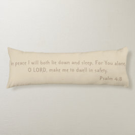 Lijn omlaag en Slaapbuis Lichaamskussen