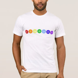 Lijn van 7 Chakras T-shirt