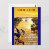 Lijn van de stad naar Portugal Madeira Briefkaart (Voorkant / Achterkant)