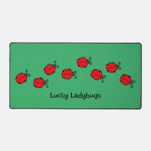 Lijn van Lady Bugs Design Desk Mat (Voorkant)