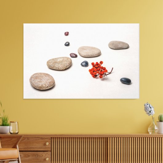 Lijn van leven en liefde canvas afdruk (Insitu (Woonkamer))