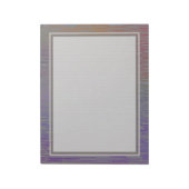 Lijnd Silver 8.5x11 Note Pad Notitieblok (Gedraaid)