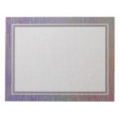 Lijnd Silver 8.5x11 Note Pad Notitieblok (Voorkant)