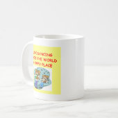 lijndansen koffiemok (Voorkant links)