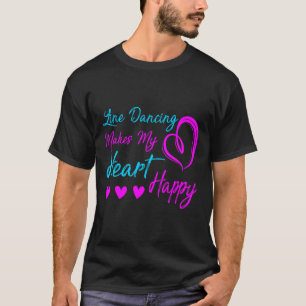 Lijndansen maakt mijn hart blij Line Dance 2 T-shirt