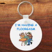 lijndansen sleutelhanger (Voorkant)