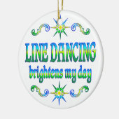 Lijndansende helderheid keramisch ornament (Links)