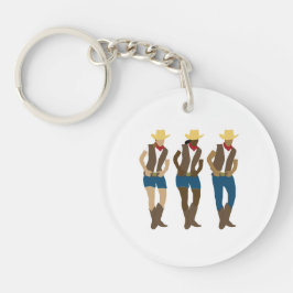 Lijndansers Sleutelhanger