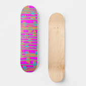 Lijnen Abstract Skateboard (Voorkant)
