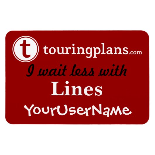 Lijnen Auto & Resort Deurmagneet (rood) Magneet (Horizontaal)