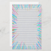 Lijnen Briefpapier (Voorkant / Achterkant)