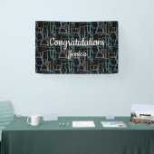 Lijnen van het Chemistry Lab Spandoek (Beurs)