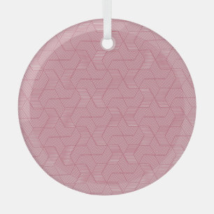 Lijngeometrie: moderne textuur glas ornament