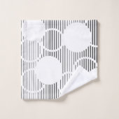Lijnhexagons Bad Handdoek (Wasdoekje)