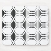 Lijnhexagons Muismat (Voorkant)
