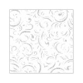 Lijnkunst, Kangaroo, Ghost Wood Art Stamp Rubberstempel (Afrduk)