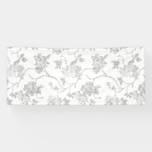 lijnkunst, sneeuwwitje, Vista White met beste bann Spandoek