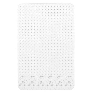 Lijnkunst, wit Lila Magneet