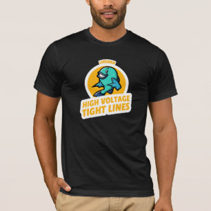 LIJNMAN HOGE SPANNING STRAKKE LIJNEN T-SHIRT