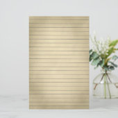 Lijnpapier in Grungy Brown Briefpapier (Staand voorkant)