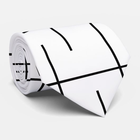 Lijnpatroon Stropdas (Opgerold)