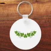 Lijnrand Ivy Leaf Sleutelhanger (Voorkant)