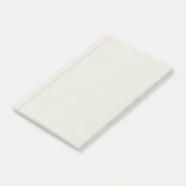 Lijnse notities voor Multomap op laptoppapier na d Post-it® Notes (Schuin)