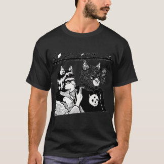 Lijntekenstijl Rockband T-shirt