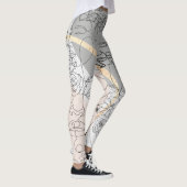 Lijnvlakken patroon leggings (Rechts)