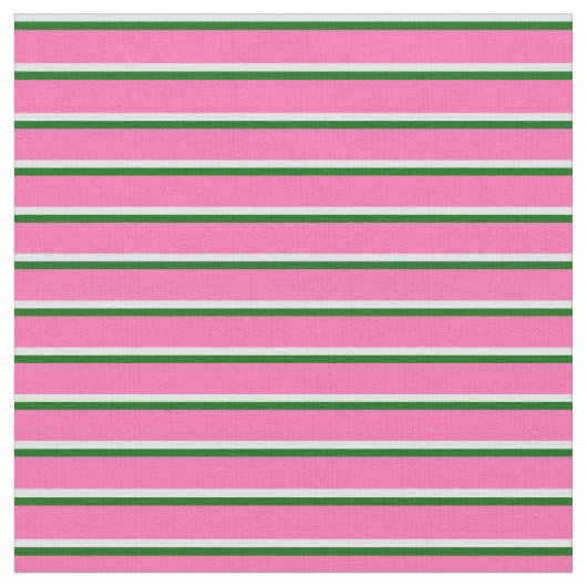 Lijnvormer, donkergroen en warmroze gekleurde lijn stof (Close Up)