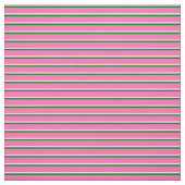 Lijnvormer, donkergroen en warmroze gekleurde lijn stof (Swatch)