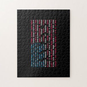 Lijst 46 Amerikaanse Presidenten van de Verenigde Legpuzzel