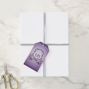 Lijst 60ste verjaardag - Dank u Labels Gift Cadeaulabel