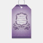  Lijst 70e verjaardag dank u cadeau Label Cadeaulabel (Achterkant)