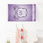  lijst 80ste verjaardag van de verjaardag van de a spandoek (Insitu)