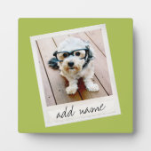 Lijst Aangepaste foto Lime Green Fotoplaat (Voorkant)