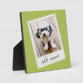 Lijst Aangepaste foto Lime Green Fotoplaat (Voorkant)