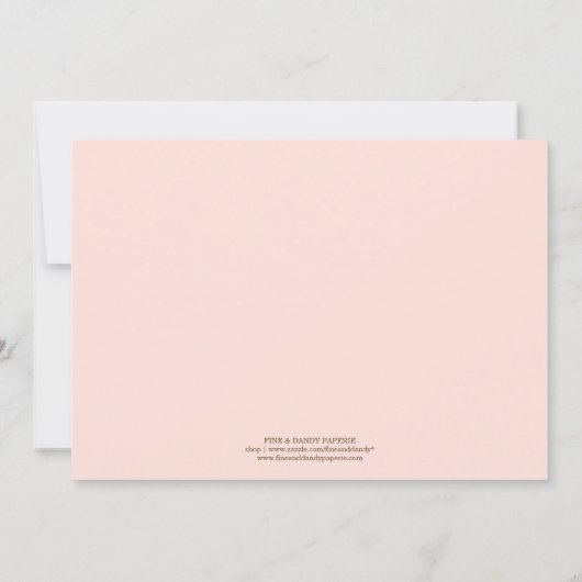 LIJST | BAPTISME-INVITATIE KAART (Achterkant)