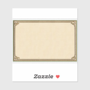 Lijst begin jaren '00 sticker