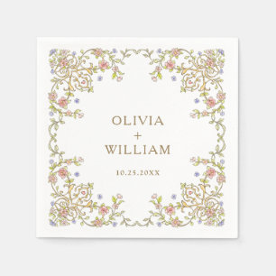   Lijst Bohemian Flowers Bruiloft Servet