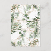 Lijst Boho Botanische Eucalyptus Informatiekaartje (Achterkant)