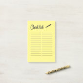 LIJST CONTROLEREN POST-IT® NOTES (Op bureau)